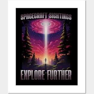 Spacecraft Sightings Explore Further Posters and Art